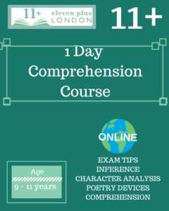 1 Day 11+ Comprehension Course (ONLINE)