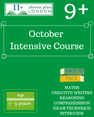 9+ October intensive course