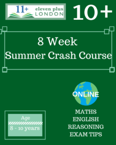 8 Week 10+ Summer crash course (ONLINE)