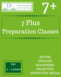 7+ Preparation Classes (FACE TO FACE & ONLINE)