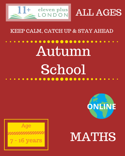 Autumn School Maths
