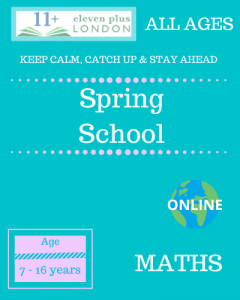 Spring school Maths