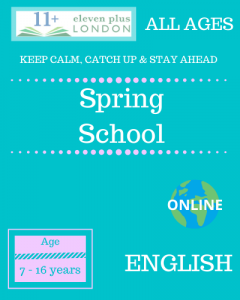 Spring School English