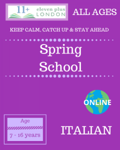 Spring School Italian
