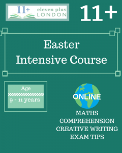 11+ Easter Course (ONLINE)