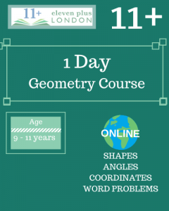 1 Day 11+ Geometry Course (ONLINE)