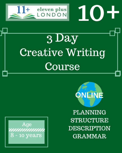 creative writing course for 10+