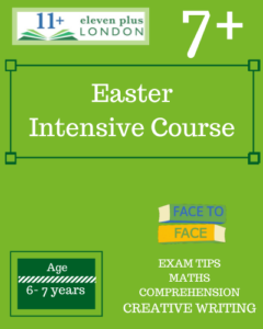 7+ Easter Course (FACE TO FACE)