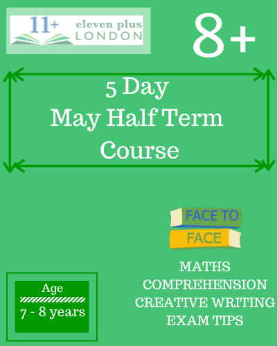 5 Day 8+ May Half-Term Course (FACE TO FACE)
