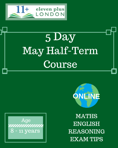 10+ May half-term online course