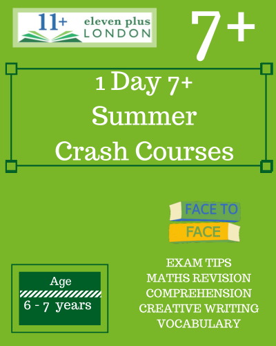 1 Day 7+ Crash Courses (FACE TO FACE)