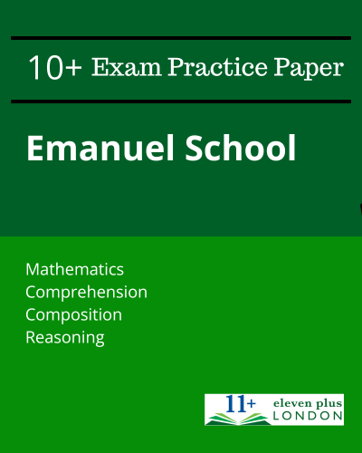 Emanuel School 10+ Exam Practice Papers